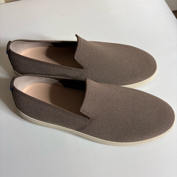 Rothy's The Ravello Slip On Sneaker 9 US Portobello Brown Knit - Picture 3 of 10